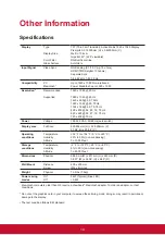 Preview for 18 page of ViewSonic VX4301-smhw User Manual