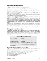 Preview for 7 page of ViewSonic VX922 - 19" LCD Monitor (French) Manual De L'Utilisateur