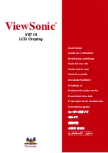 Предварительный просмотр 1 страницы ViewSonic VX924 - Xtreme LCD - 19" Monitor User Manual