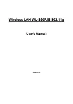 Предварительный просмотр 1 страницы ViewSonic WL-850FJB User Manual