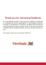 Preview for 2 page of ViewSonic XG2760 User Manual