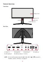 Preview for 9 page of ViewSonic XG340C-2K User Manual