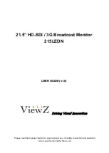 ViewZ 215LEDN User Manual preview