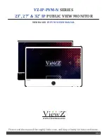 Предварительный просмотр 1 страницы ViewZ IP-PVM-N Series User Manual