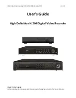 Preview for 1 page of ViewZ RTDVR series User Manual