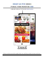 ViewZ SMART AD PVM Series User Manual preview