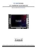 Preview for 1 page of ViewZ VZ-191RCR User Manual