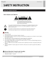 Preview for 2 page of ViewZ VZ-1TRX-4K User Manual