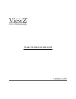 Preview for 8 page of ViewZ VZ-1TRX-4K User Manual