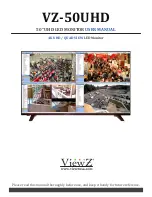 ViewZ VZ-50UHD User Manual предпросмотр