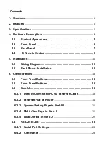 Preview for 3 page of ViewZ VZ-MV401 User Manual