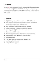 Preview for 5 page of ViewZ VZ-MV401 User Manual