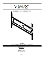 Preview for 1 page of ViewZ VZ-WM60 Installation Instructions Manual