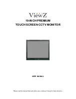 ViewZ vz19rtt User Manual предпросмотр