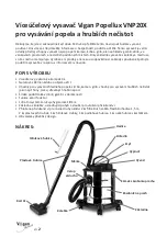 Предварительный просмотр 2 страницы Vigan Mammoth Popellux VNP20X User Manual