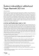 Preview for 2 page of Vigan Mammoth SO1 mini User Manual