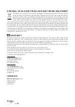 Preview for 16 page of Vigan Mammoth WK17SKL User Manual