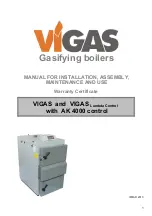 Preview for 1 page of VIGAS 100 Lambda Control Manual For Installation, Assembly, Maintenance And Use