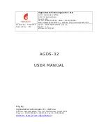 Vighnaharta AGDS -32 User Manual preview