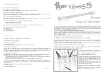 Preview for 1 page of Vigier eXcess 5 Manual