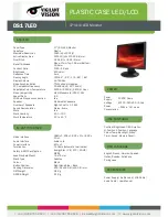 Preview for 1 page of Vigilant Vision DS17LED Specifications