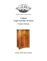 Vigilant Armoire 1000 Owner'S Manual предпросмотр