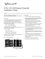 Preview for 1 page of Vigilant D16L-VS Installation Sheet