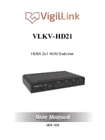 Preview for 1 page of VigilLink VLKV-HD21 User Manual