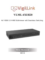 Предварительный просмотр 1 страницы VigilLink VLML-4X1H20 User Manual