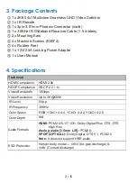 Предварительный просмотр 4 страницы VigilLink VLML-4X1H20 User Manual