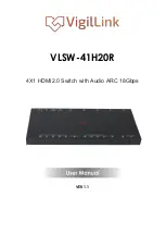 VigilLink VLSW-41H20R User Manual preview