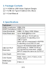 Preview for 4 page of VigilLink VLUC-USB34K User Manual