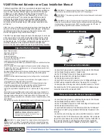 Vigitron MaxiiCopper Vi2401 Installation Manual preview