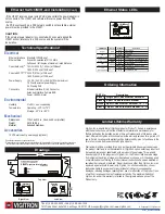 Preview for 2 page of Vigitron MaxiiCopper Vi2401 Installation Manual