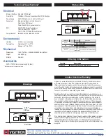 Предварительный просмотр 2 страницы Vigitron MaxiiNet Vi3005 Installation Manual