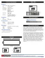 Предварительный просмотр 2 страницы Vigitron MaxiiPower Vi22401U Installation Manual