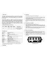 Предварительный просмотр 2 страницы Vigitron Vi1004 User Manual