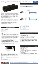 Preview for 1 page of Vigitron Vi3602 User Manual