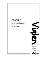 Preview for 1 page of Viglen D865GLC Manual