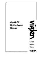 Preview for 1 page of Viglen Vig660W Manual