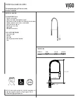 Предварительный просмотр 6 страницы VIGO 2515720 Manual