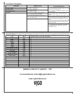 Preview for 14 page of VIGO 2515740 Manual