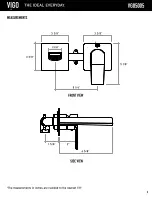 Предварительный просмотр 2 страницы VIGO Atticus VG05005 Manual