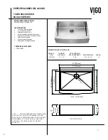 Preview for 13 page of VIGO Farmhouse VGR3320C Manual