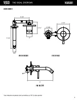 Предварительный просмотр 6 страницы VIGO Olus VG05001 Assembly Instructions Manual