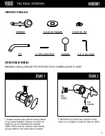 Предварительный просмотр 7 страницы VIGO Olus VG05001 Assembly Instructions Manual