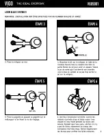 Предварительный просмотр 8 страницы VIGO Olus VG05001 Assembly Instructions Manual