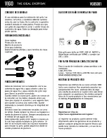 Предварительный просмотр 9 страницы VIGO Olus VG05001 Assembly Instructions Manual