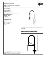 Предварительный просмотр 6 страницы VIGO VG02027 Manual