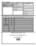 Preview for 14 page of VIGO VG02029 Manual